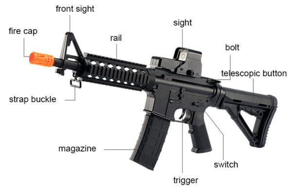M4A1 V8 - Electric Gel Blaster (TOP SELLER) - Image 7