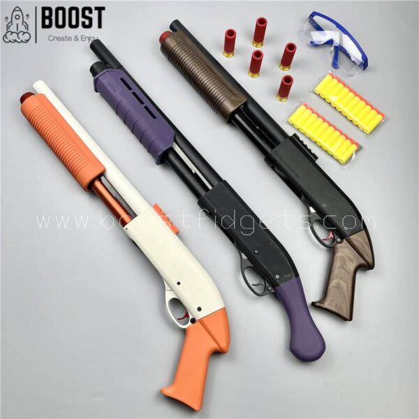 New M870 Remington Nerf Soft Bullet (Brown/Wood Color only) - Image 3