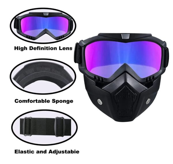 Full Face Tactical Mask-CS Airsoft Shooting (Adjustable) - Image 2