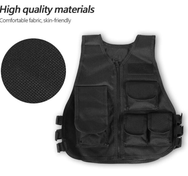 Tactical Military Combat Vest with Multi Pockets and Waistcoat - Image 4