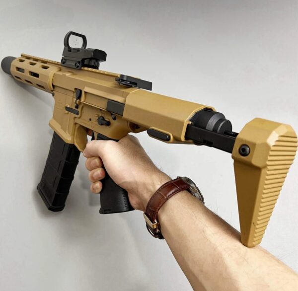 New 2.0 AAC Honey Badger Gel Blaster (Sand Color available) - Image 6